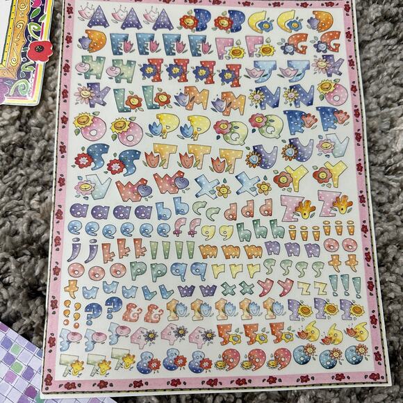 Kathy Davis Designs Scrabooking Supplies Lot Kit Craft Love Joy Friendship - Picture 2 of 9